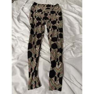 Disney Lularoe OS Leggings Multicolor Aztec Pattern Minnie